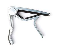 JIM DUNLOP Capo Trigger Classic Flat Nickel, Capo para guitarra Clasica, plateado, 88FDN