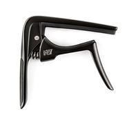 Jim Dunlop Capo Trigger Fly Capo C para eléctrica, clásica, acústica, plato o curvado, Negro