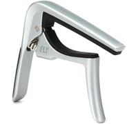 Dunlop MXR Trigger Fly Capo Satin Chrome Cejilla de guitarra acústica Satin Chrome