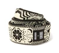 JIM DUNLOP Correa para guitarra, ILOVEDUST Night Spells Strap, blanco y negro ILD15