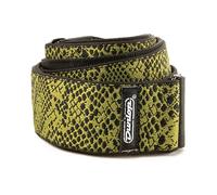 JIM DUNLOP Correa para guitarra, Jacquard Serpentine Strap, amarillo y negro D6724