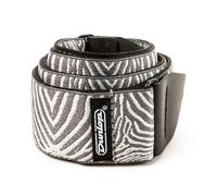 Jim Dunlop Correa para guitarra, Jacquard Serpentine Strap, blanco y negro D6722