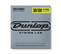 JIM DUNLOP DBSBN30130 - Cuerdas para bajo - Super Bright Medium 6 cuerdas 30-45-65-85-105-130