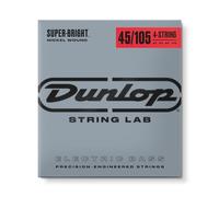 Jim Dunlop – Juego de cuerdas para bajo DBSBN45105 – Níquel Super Bright Medium 45-65-85-105