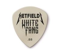 JIM DUNLOP - Hetfield's White Fang Custom Flow Pick .88 mm - Paquete de 24 (PH122R.88)