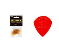 Jim Dunlop Jazz III Ultex - Juego de 6 púas de guitarra & 47PXLN - Púa (de nilon, paquete de 6 uds.)