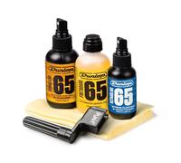 JIM DUNLOP | Kit de mantenimiento de guitarra 6504 System 65 Guitar Tech | Juego completo con aceites, polish, paños y herramientas | Cuidado profesional cuerdas, diapasón y cuerpo