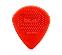 JIM DUNLOP - Max-Grip® Jazz III XL - Púa de nailon de 1,38 mm, paquete de 6 (581PXLN)
