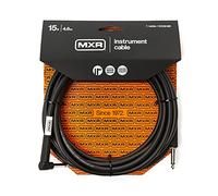 JIM DUNLOP MXR Cable Instrumento Estándar, 15 pies | 4,6 m, Ángulo Recto de 1/4 de pulgada (DCIS15R)