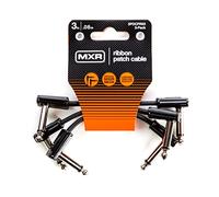 JIM DUNLOP MXR Cable Parche de Cinta 3 pulgadas | 7,6 cm - Pack de 3, Ángulo Recto de 1/4 de pulgada (3PDCPR03)