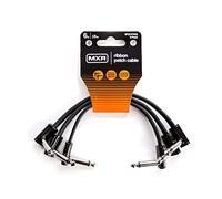 JIM DUNLOP MXR Cable Parche de Cinta 6 pulgadas | 15 cm - Pack de 3, Ángulo Recto de 1/4 de pulgada (3PDCPR06)