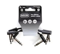 JIM DUNLOP MXR Cable Parche TRS de Cinta 3 pulgadas | 7,6 cm - Pack de 3, Ángulo Recto de 1/4 de pulgada (3PDCISTR03R)