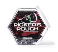 JIM DUNLOP Porta-Púas y porte-clés, Frasco de 16, Negro