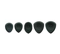 Jim Dunlop Primetone de punta redonda grande de 3 mm, paquete de 6, púa de guitarra negra