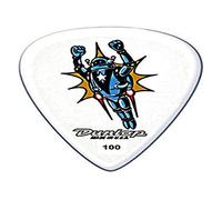 JIM DUNLOP Púas Blackline Original Alan Forbes, Saco de 36, Rocket Man, Blanco, 1mm