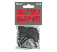 JIM DUNLOP Púas Delrin 500 Prime Grip 2,00mm Saco de 12
