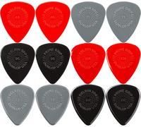 JIM DUNLOP Púas Delrin Prime Grip, Caja de 324, Multicolore, calibre: 0,46-0,71-0,96-1,14-1,5-2mm