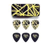 JIM DUNLOP Púas Eddie Van Halen, VHII, Caja en Metal de 6, Amarillo