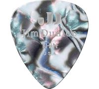 JIM DUNLOP Púas Genuine Celluloid Classic, Saco de 12, abalone, fin