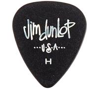 JIM DUNLOP Púas Genuine Celluloid Classic, Saco de 12, Negro, duro