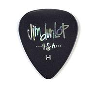 JIM DUNLOP Púas Genuine Celluloid Classic, Saco de 72, Negro, duro