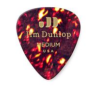 JIM DUNLOP Púas Genuine Celluloid Shell Saco de 12, Medium, Escamas