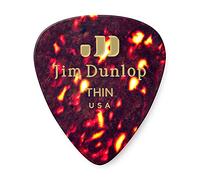 JIM DUNLOP Púas Genuine Celluloid Shell Saco de 72, Escamas, Flexible