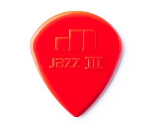 JIM DUNLOP Púas Jazz III nylon 1,38mm Saco de 6