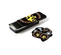 JIM DUNLOP Púas Jimi Hendrix, duro, Caja en Metal de 6, Aura