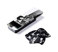 JIM DUNLOP Púas Jimi Hendrix, Silver Portrait, medium, Caja en Metal de 12