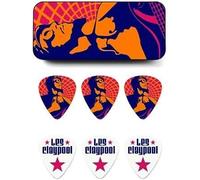 JIM DUNLOP Púas Les Claypool Pick, Caja en Metal de 6, duro, Multicolor