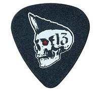 JIM DUNLOP Púas Lucky 13 serie II, Saco de 36, 0,60mm, Psychobilly, Negro