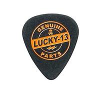 JIM DUNLOP Púas Lucky 13 serie II, Saco de 36, 1,00mm, Genuine Parts, Negro