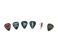 JIM DUNLOP Púas Lucky 13 serie II, Saco de 6, 0,60mm, Lucky1, Multicolor