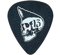 JIM DUNLOP Púas Lucky 13 serie II Tortex, Saco de 36, Psychobilly, Negro, 0,73mm
