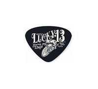 JIM DUNLOP Púas Lucky 13 serie III, Saco de 36, 0,73mm, Vintage, Negro