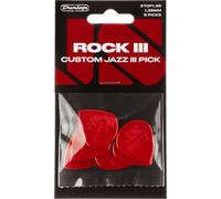 JIM DUNLOP Púas Rock III Custom Jazz III XL, Saco de 6, 1,38mm