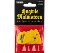 JIM DUNLOP Púas Signature Yngwie Malmsteen Delrin 1,14mm Saco de 6, Amarillo
