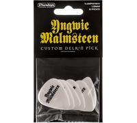 JIM DUNLOP Púas Signature Yngwie Malmsteen Delrin 1,5mm Saco de 6, Blanco
