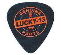 JIM DUNLOP Púas Tortex Lucky 13 serie, Saco de 36, 0,73mm, Genuine parts, Negro