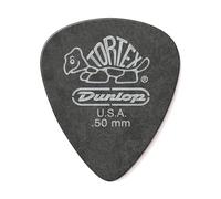 JIM DUNLOP Púas Tortex Pitch Black 0,50mm Saco de 72