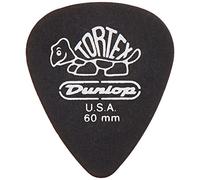 JIM DUNLOP Púas Tortex Pitch Black 0,60mm Saco de 12