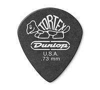 Dunlop 482 TORTEX PITCH BLACK JAZZ III Púas (12-Pack) 0.73 mm