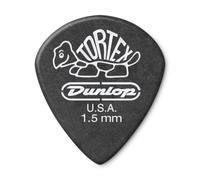 JIM DUNLOP Púas Tortex Pitch Black Jazz III 1,50mm Saco de 12