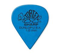 Jim Dunlop Púas Tortex Sharp 100 1,00 mm Azul - Paquete de 12