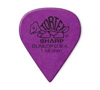 Dunlop 412 Púas TORTEX SHARP Big Pack violetas 1.14 mm