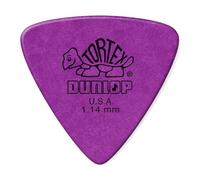 JIM DUNLOP Púas Tortex Triangulo 1,14mm Saco de 6