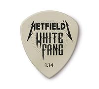 JIM DUNLOP Púas Ultex Hetfield's White Fang 1,14mm Saco de 4, Blanco