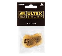 JIM DUNLOP Púas Ultex Sharp 1,40mm Saco de 6