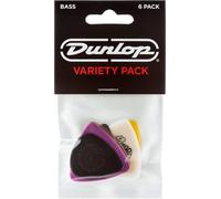 JIM DUNLOP Púas Variety Pack Bajo, Multicolor, Tortex, Saco de 6, calibre: 0,73-0,96-1 - 1,14mm
